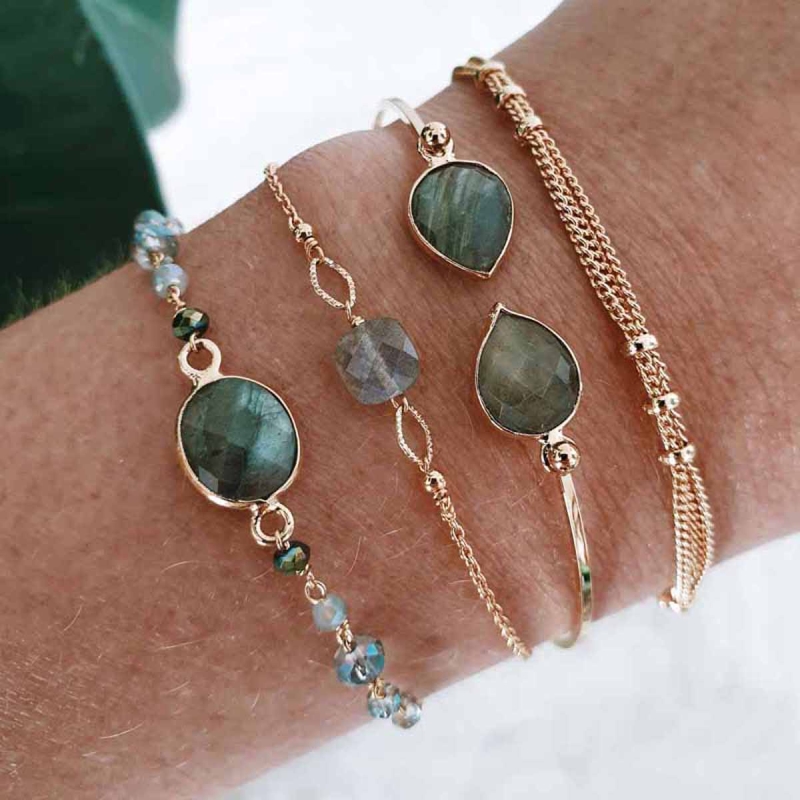 Jonc Dual Stones or Jonc Dual Stones or
