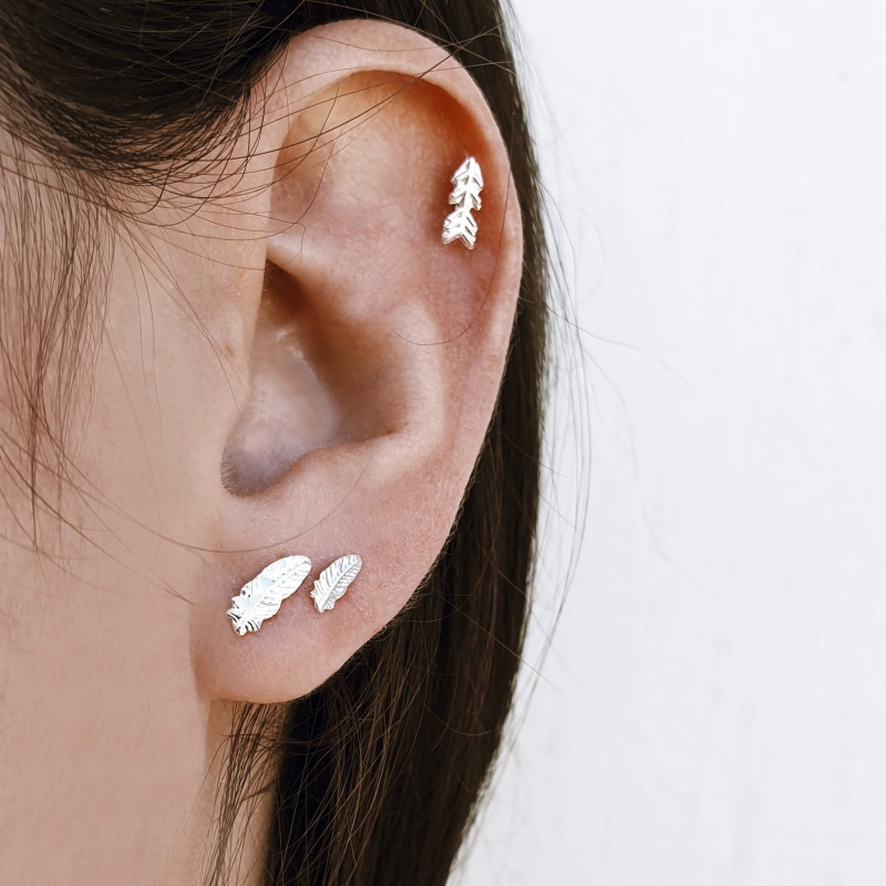 Mini puces argent Mini puces argent