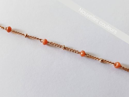 Marquise coloré or rose