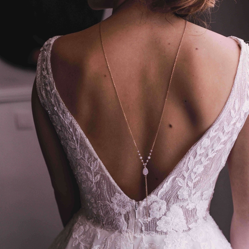 Collier long (sautoir ou bijou de dos) Victoria or Collier long (sautoir ou bijou de dos) Victoria or