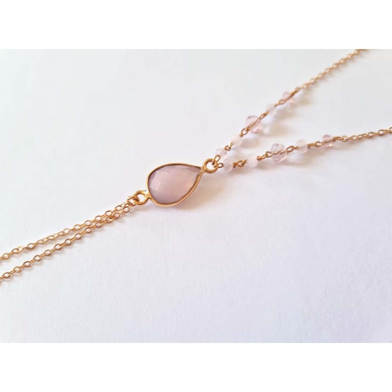 Collier long (sautoir ou bijou de dos) Victoria or Collier long (sautoir ou bijou de dos) Victoria or