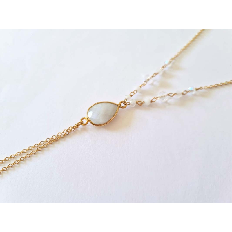 Collier long (sautoir ou bijou de dos) Victoria or Collier long (sautoir ou bijou de dos) Victoria or