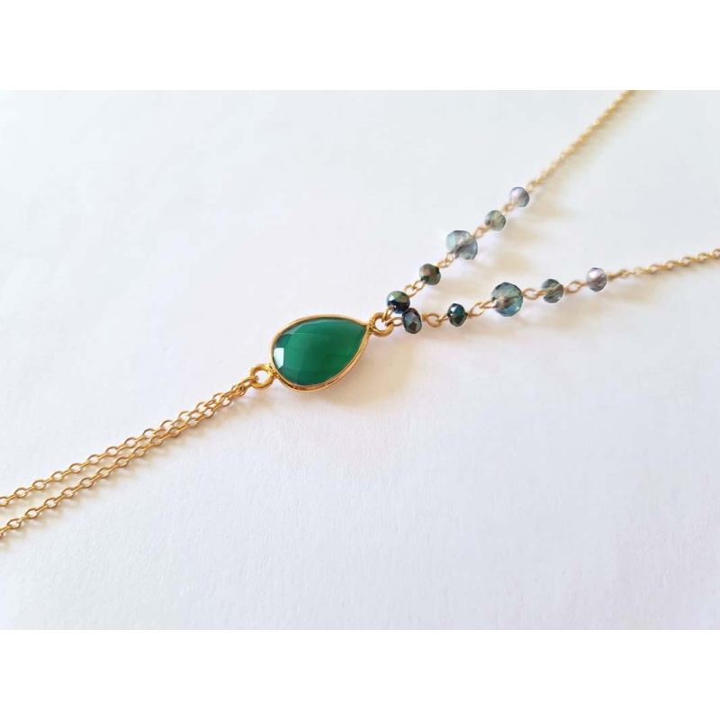 Collier long (sautoir ou bijou de dos) Victoria or Collier long (sautoir ou bijou de dos) Victoria or