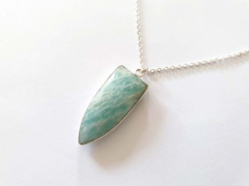 Collier long Flèche argent