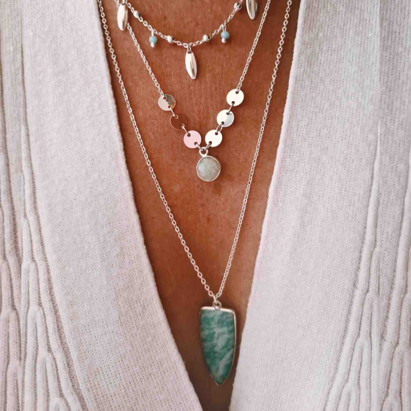 Collier long Flèche argent Collier long Flèche argent