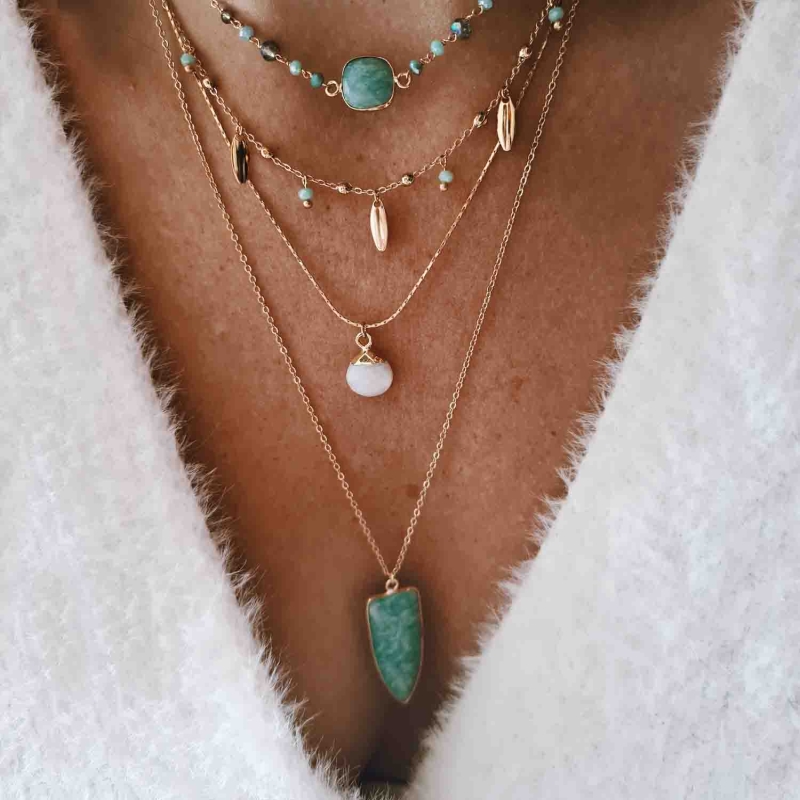 Collier long Flèche or Collier long Flèche or