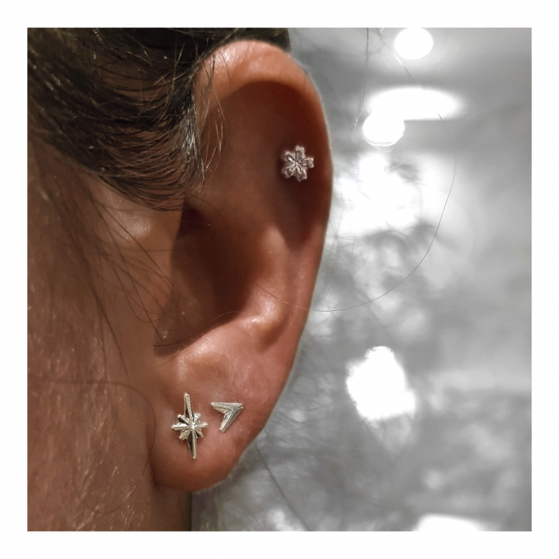 Mini puces argent Mini puces argent