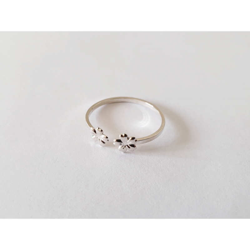 Bague Fleury argent Bague Fleury argent