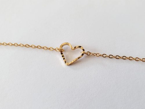 bracelet Cœur or