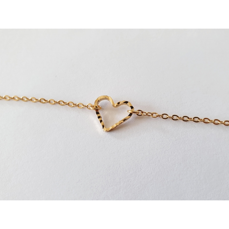 bracelet Cœur or bracelet Cœur or