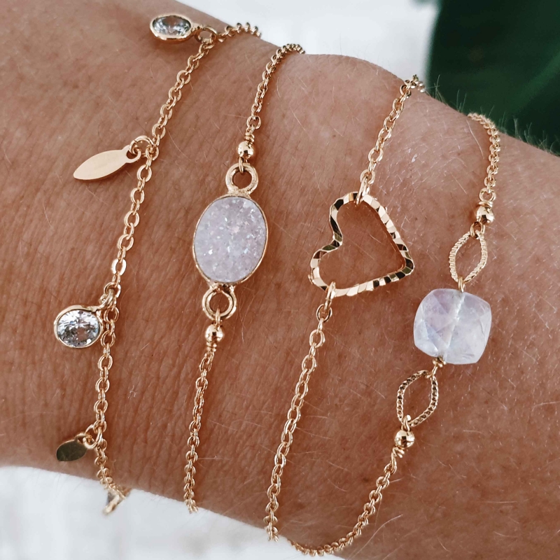 bracelet Cœur or bracelet Cœur or