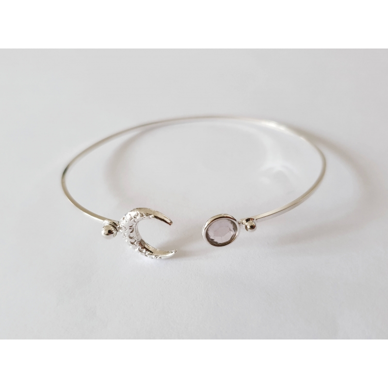 jonc Moon argent jonc Moon argent