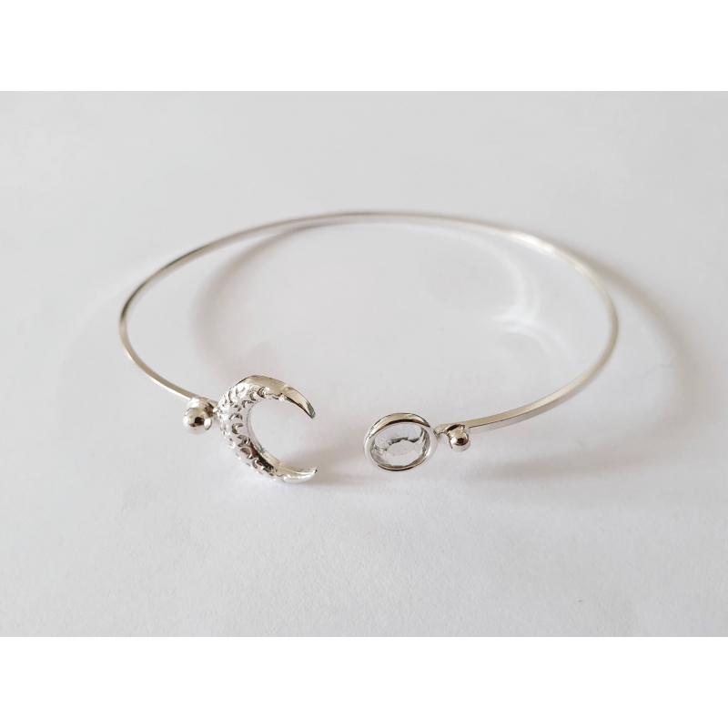 jonc Moon argent jonc Moon argent