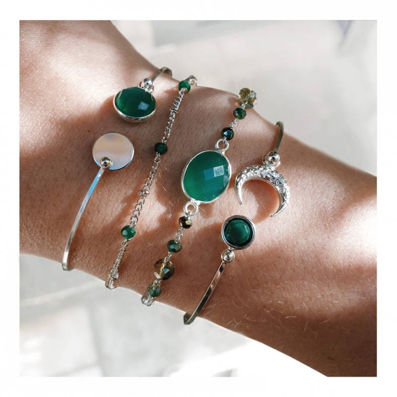 jonc Moon argent jonc Moon argent