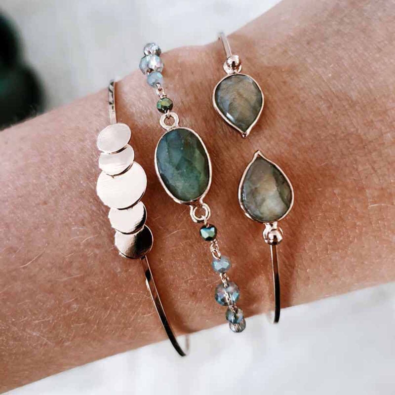 jonc Dual Stones or rose jonc Dual Stones or rose