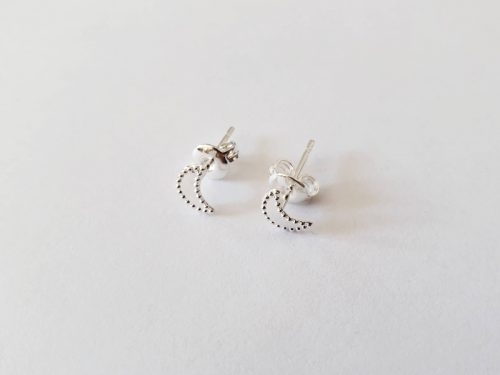Mini puces Moon and Stars argent