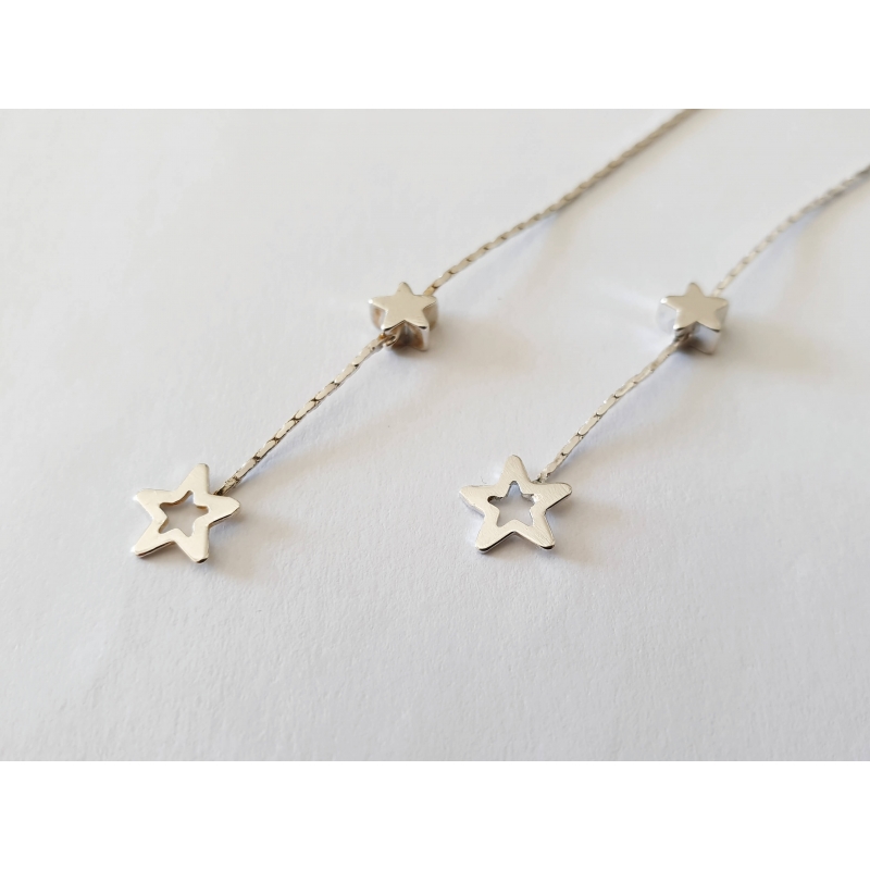 boucles Stella argent boucles Stella argent