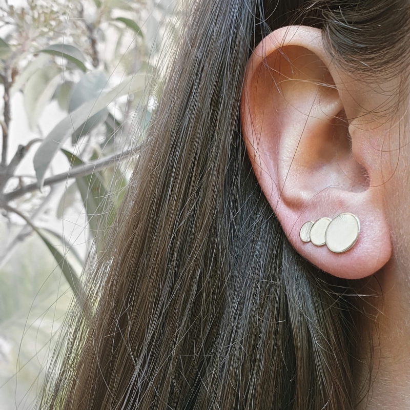 Boucles d'oreilles comète argent Boucles d'oreilles comète argent