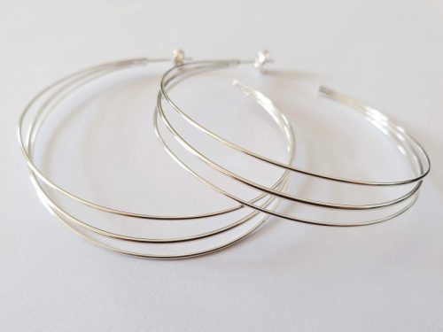 Grande Créole Triple argent
