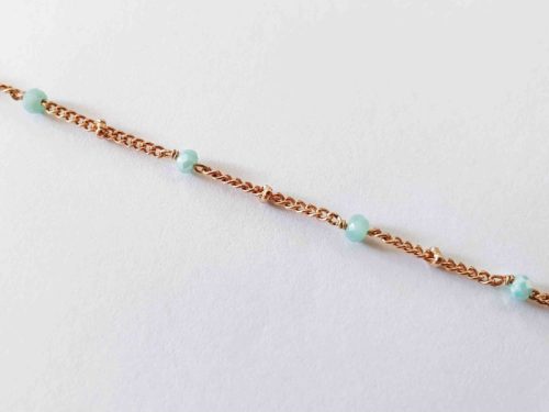 Marquise coloré or rose