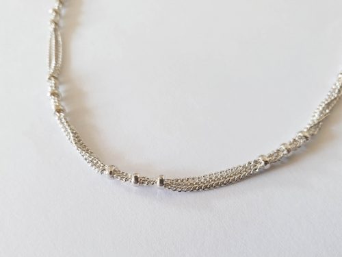 Triple chaîne argent