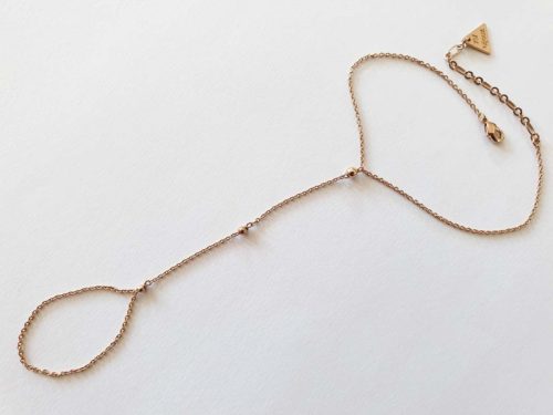 Bijou de pied marquise or rose