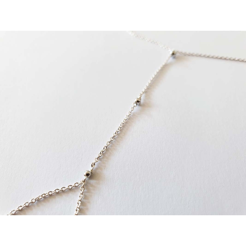 Bijou de pied marquise argent Bijou de pied marquise argent
