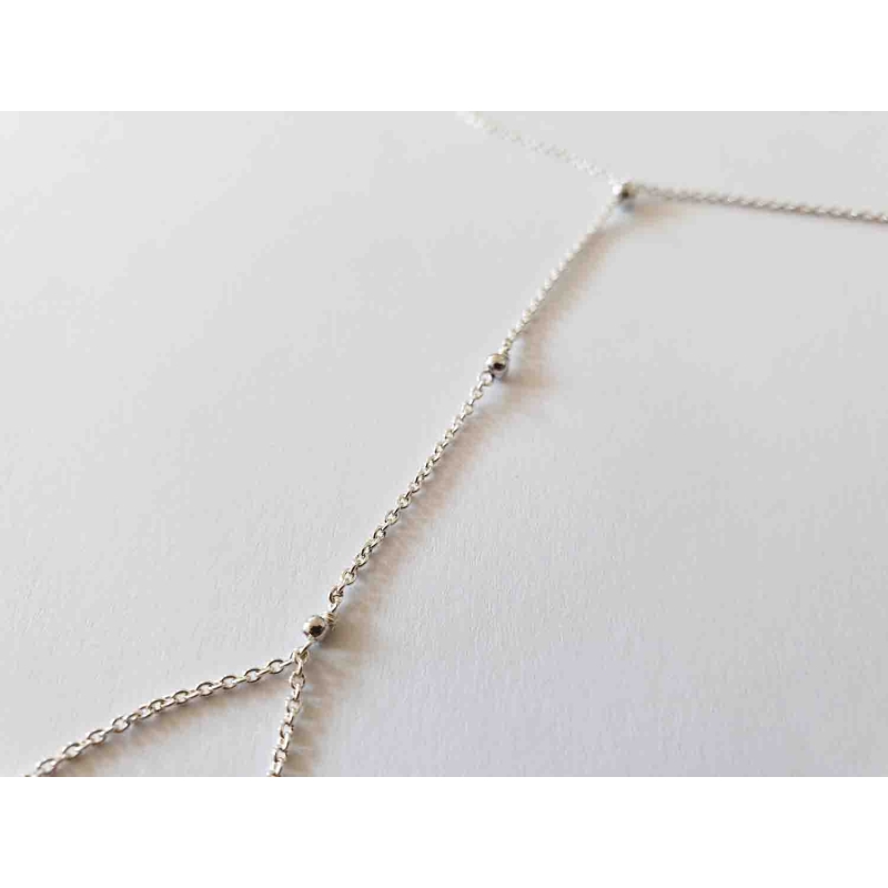 Bijou de main marquise argent Bijou de main marquise argent