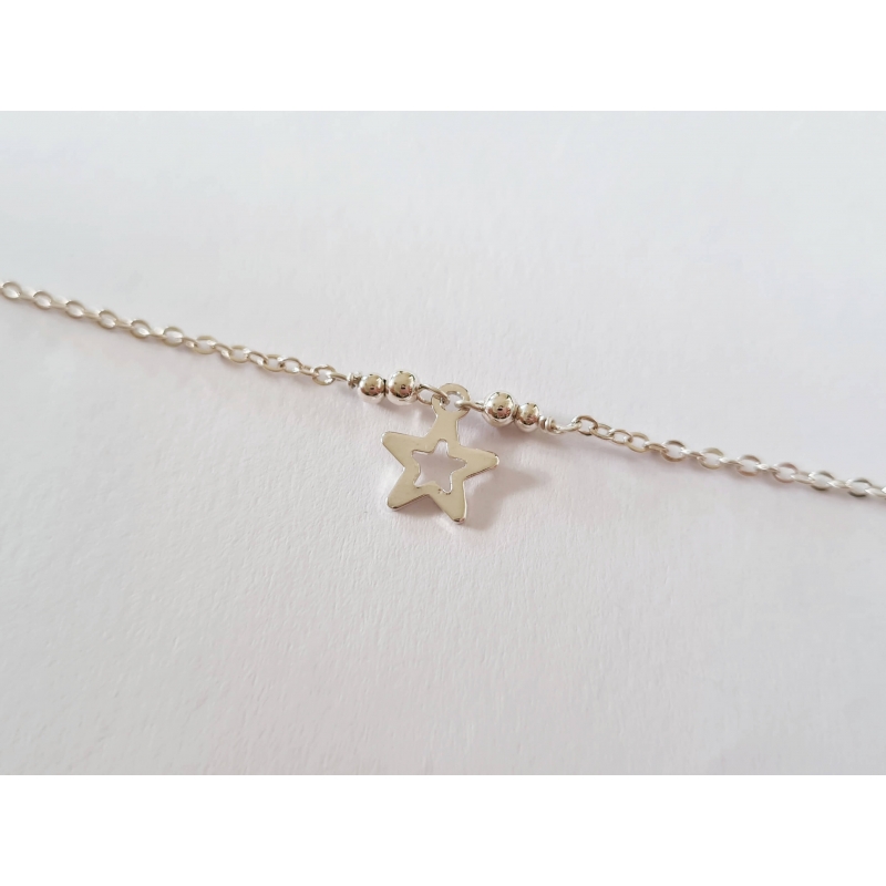 Bracelet Étoile argent Bracelet Étoile argent