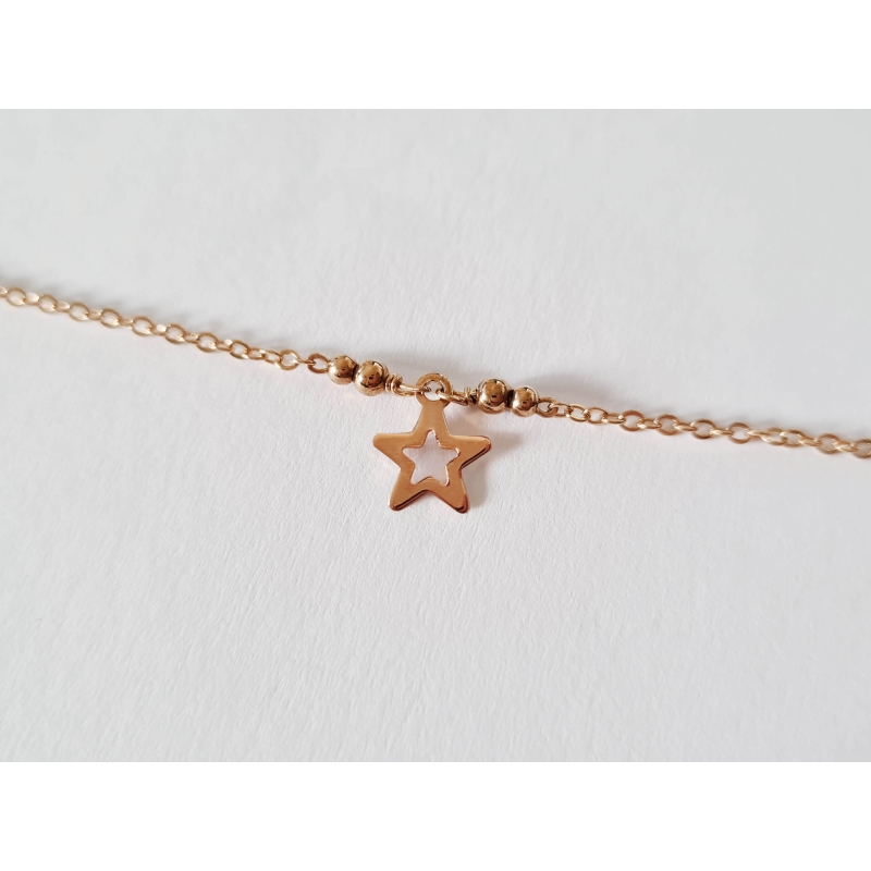 Bracelet Étoile or rose Bracelet Étoile or rose