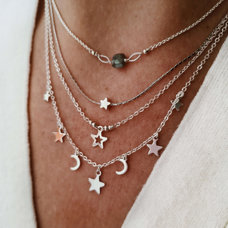 Collier Stella argent Collier Stella argent
