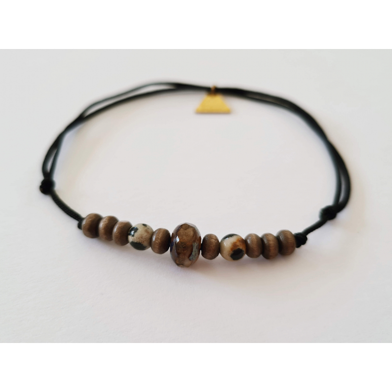 Bracelet Lien brun Bracelet Lien brun