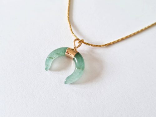 Collier Moon vert or