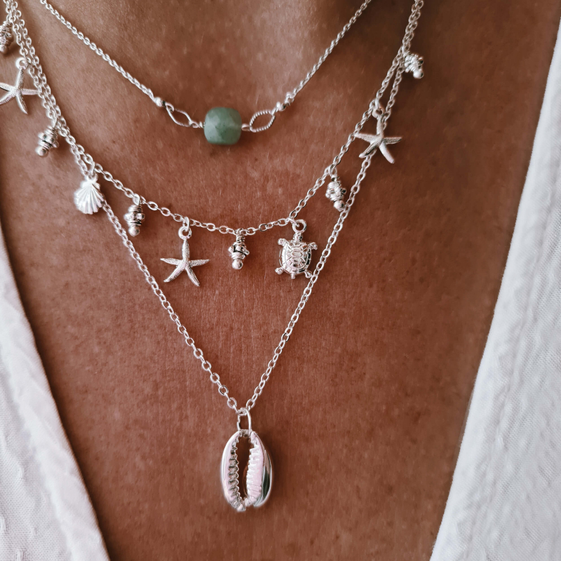 Collier Sea argent Collier Sea argent