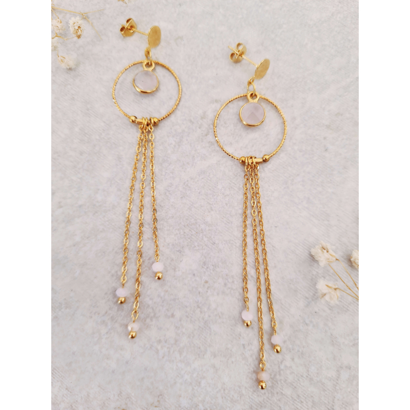Boucles d'oreilles Saturne or Boucles d'oreilles Saturne or