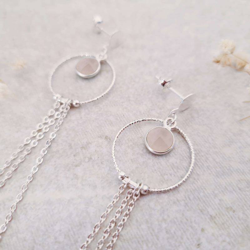 Boucles d'oreilles Saturne argent Boucles d'oreilles Saturne argent