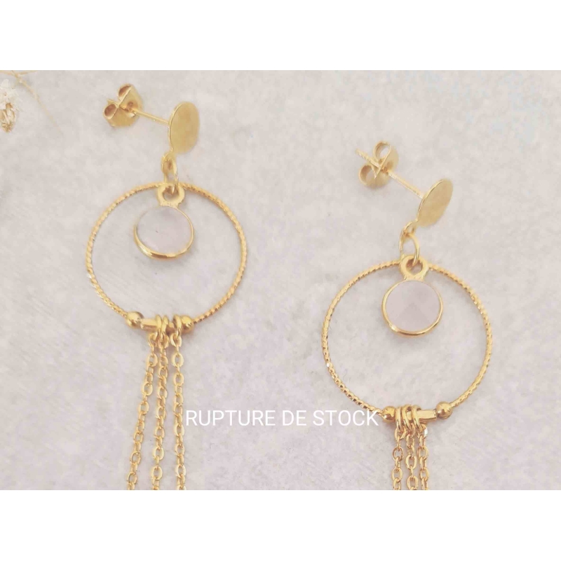Boucles d'oreilles Saturne or Boucles d'oreilles Saturne or